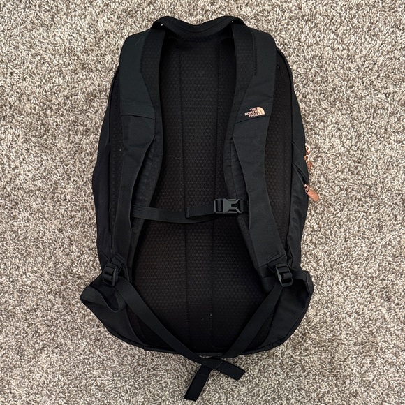 The North Face Isabella Black / Coral Backpack - Picture 2 of 6